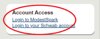 Securely access your account from our sidebar