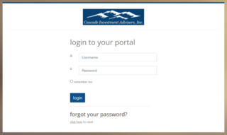 ModestSpark Portal Login for Cascade Investors